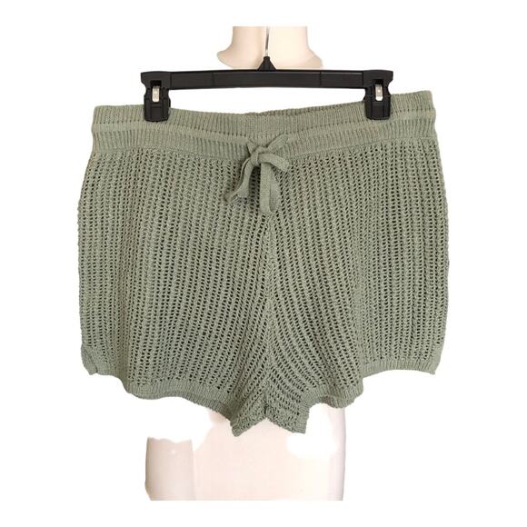 Rag and Bone NWT Stylish Riley Crochet-Knit Elastic Waist Shorts Large - Picture 6 of 14